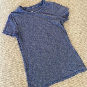 Blue and White Striped TShirt